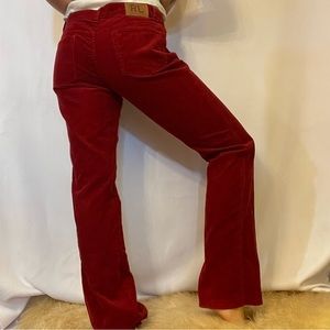 Ralph Lauren dark red corduroys